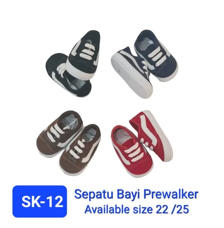 Sepatu bayi model tali / sepatu bayi laki-laki perempuan murah SK-12 Prewalker 0