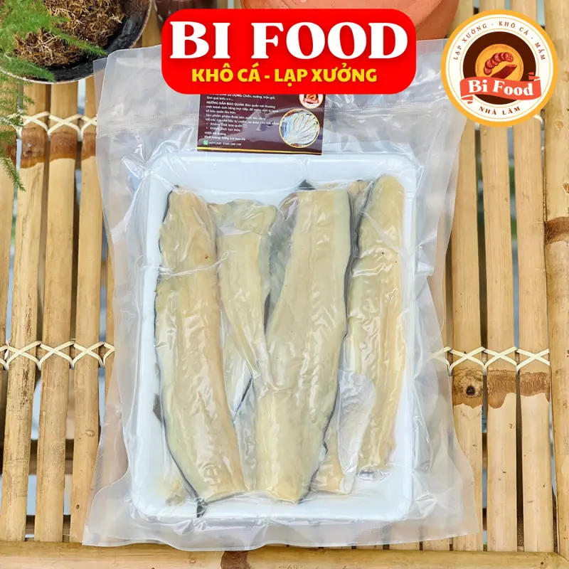 Khô cá dứa cọng 3 nắng loại 1 - TẶNG SỐT ME - BIFOOD - khô cá dứa cọng được tẩm vị vừa ăn không mặn thịt dai thơm mềm - FREESHIP 8
