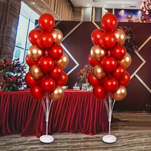 Kit de Columna de Globos sin Globos, 1 Set de Soporte para Globos, Base y Juego de Poste Deslumbrantes para Decoraciones de Fondo Vibrantes, Perfecto para Cumpleaños, Bodas