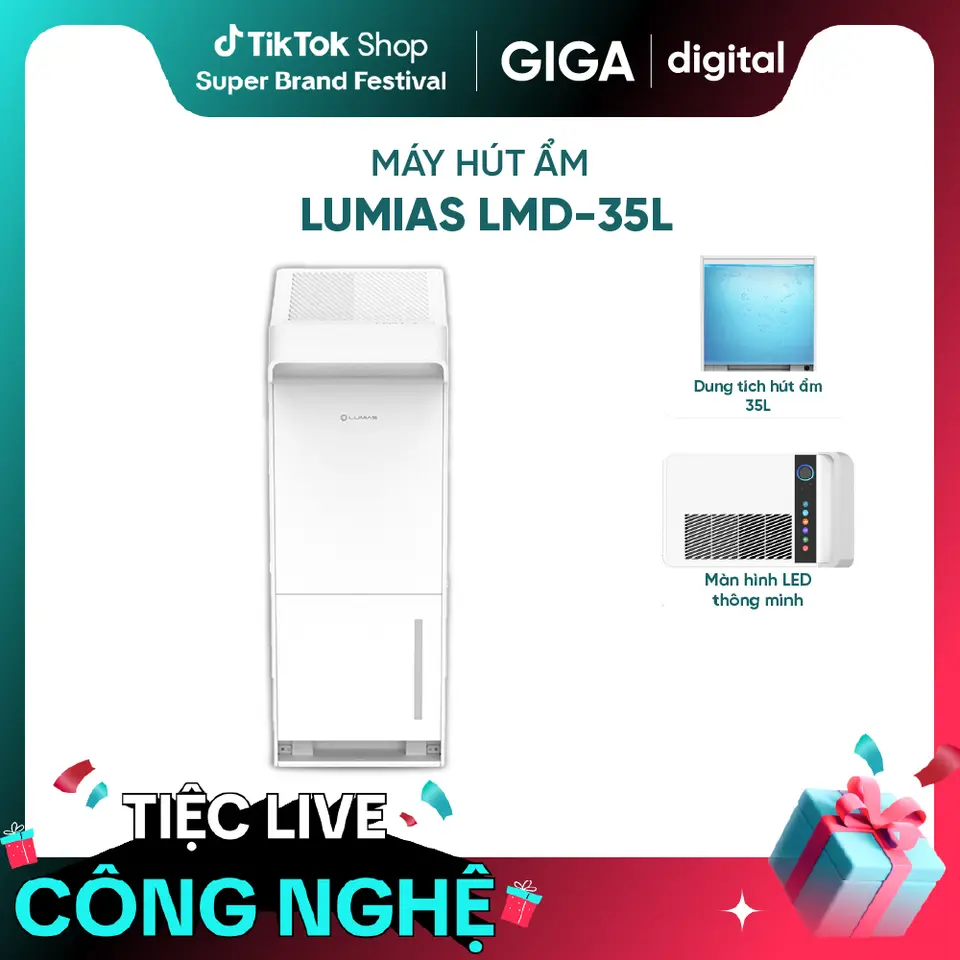Máy hút ẩm Lumias LMD-35L - 420W, 35L/ngày - Chính Hãng