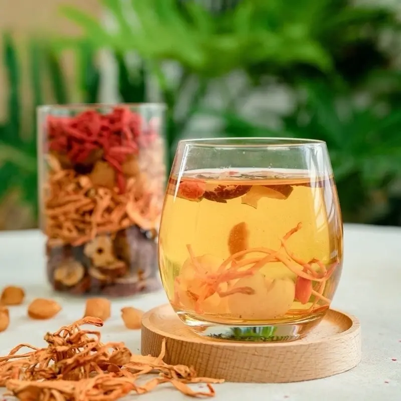 [Tặng Kèm Bình Thuỷ Tinh] Thảo Mộc Tây Bắc - Set Trà Thảo Mộc 4 Vị Đông Trùng Hạ Thảo 7