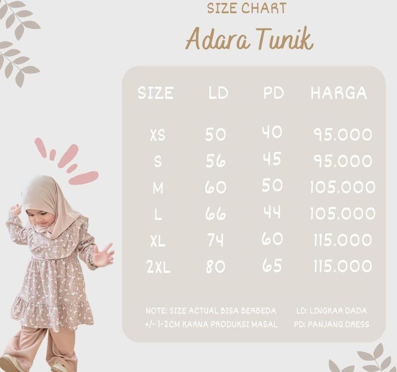 Product Introduction of Tunik Adara anak crinkle by shabrina store 0