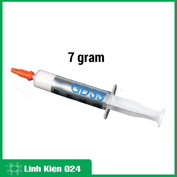  Keo silicone tản nhiệt GD33 trắng 1gram 7gam làm mát cpu máy tính laptop... 
