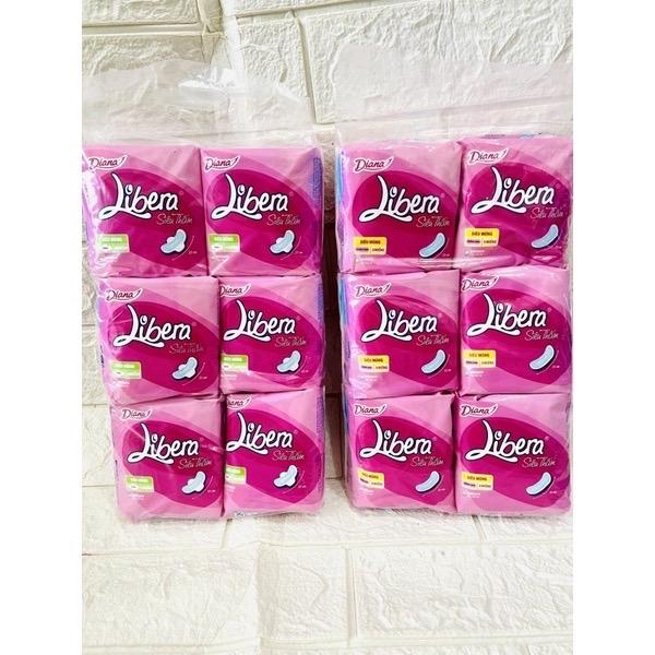 Bịch 6 gói băng vệ sinh Libera dày mỏng không cánh Nữ