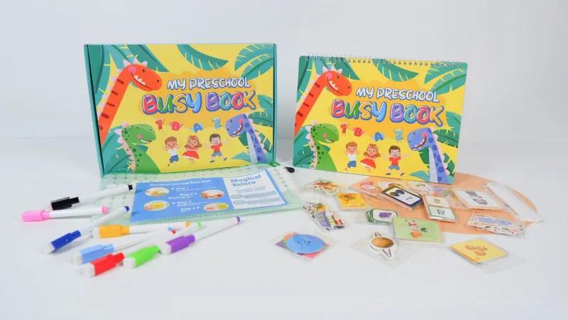 Product Introduction of Montessori Busy Book for Toddlers Preschool Learning Activities Kids Sensory Travel Toy Early Education Workbook Binder Gift Toy 9