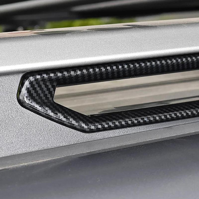 Product Introduction of 1 Pcs ABS Roof Rack Trim Strip Modified Tow Hook Cover Car Exterior Trim Strip Suitable For Jietu Travelers Durable 41