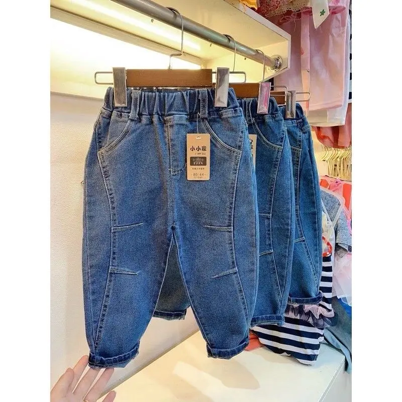 (10-22kg) Quần bò xẻ mí cho bé trai cực ngầu Jean 0