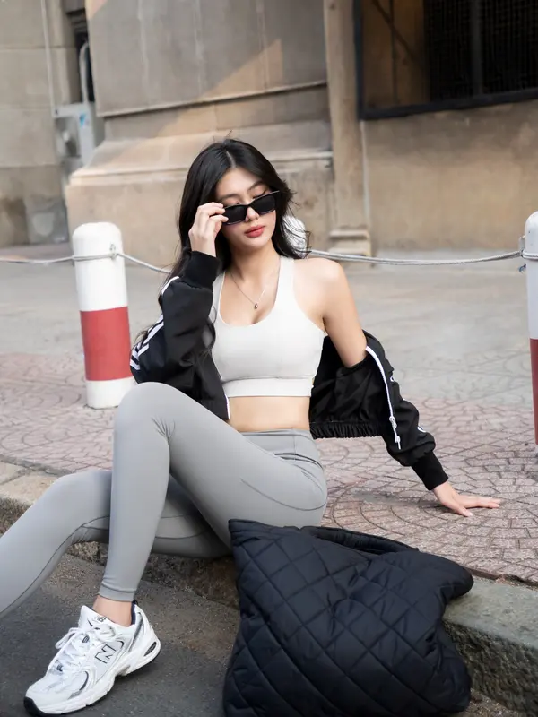 Áo bra tập gym yoga nữ Fitme Flow dây đan chéo hỗ trợ luyện tập chống xệ Racer Back - BRRB 5