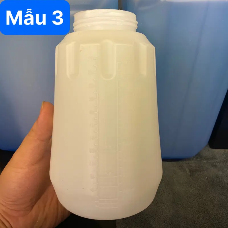 Bình Nhựa 1L Thay Thế Cho Bình Foam Bình Bọt Tuyết Rửa Xe - Đường Kính Miệng 55mm 1