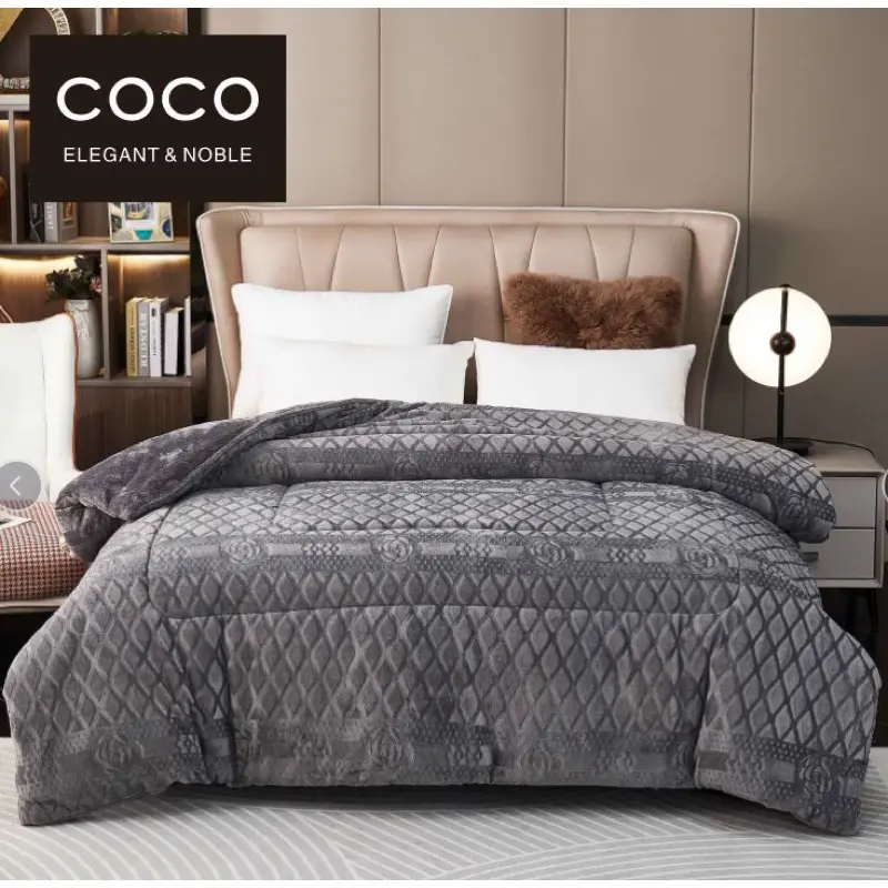 Chăn Nỉ Lông Cừu COCO Siêu Ấm [Chính Hãng] Mền COCO Dày Mịn, Kích Thước 2mx2m3, - Hàng Xuất Nhật