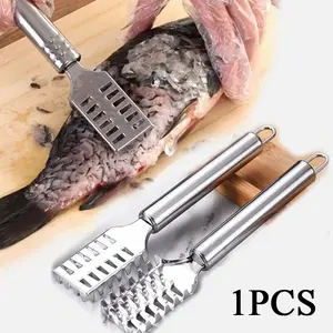 DH Alat Pengikis Sisik Ikan Sikat Pembersih Cepat Stainless Tahan Karat