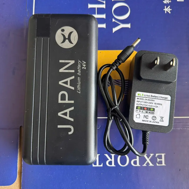 [ New 2025 ] Bộ phụ kiện pin quạt áo điều hoà 24v . 6 cấp độ gió 4