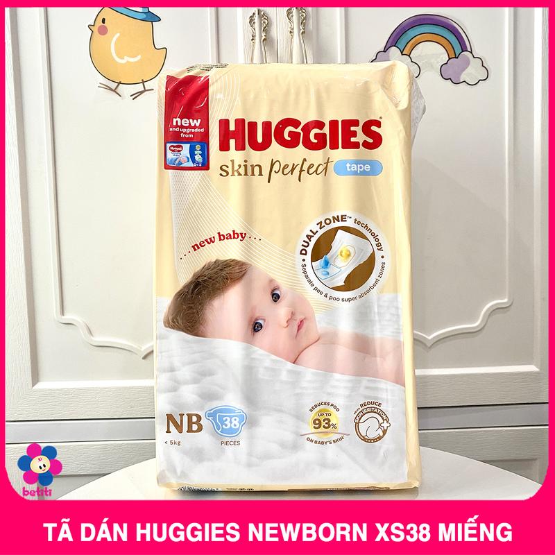 [NEW] Tã Dán Huggies Newborn XS38 Miếng Cho Bé