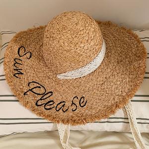 Topi Musim Panas, Brim Lebih Besar, Sesuai untuk Pantai, Perlindungan Matahari