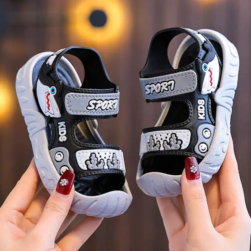 BM01 Sandal- (fom to lùi 1 size)Dép quai hậu bé trai, bé gái  bít mũi dép sandal phong cách chống trơn trượt, chống vấp , đế cao su mềm êm