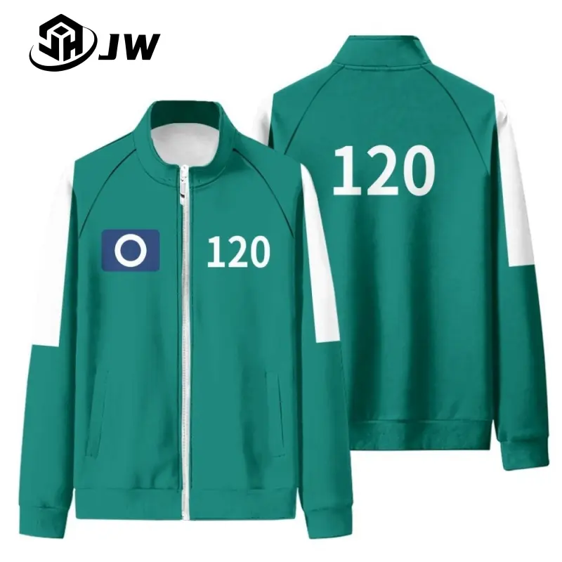 2025 NEW  Squid Game Season 2 number 246 230 120 333 show zipper Sweatshirt coat jacket Unisex Top set,Customize your exclusive squid game 2 casual versatile jersey,