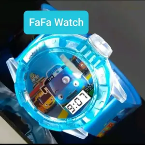 PROMO jam laser proyektor karakter tayo anak anak/jam tangan anak musik laser aktif/jam tangan anak tampilan Digital Karakter Kartun