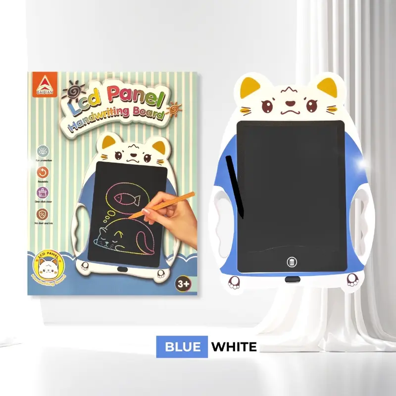 LCD Drawing Tablet Ipad Mainan Gambar Anak LCD Panel Papan Tulis Anak 4
