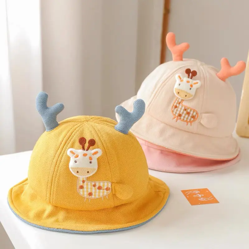 Nón bucket cotton cho bé yêu (chu vi vòng đầu 48-52cm) 2