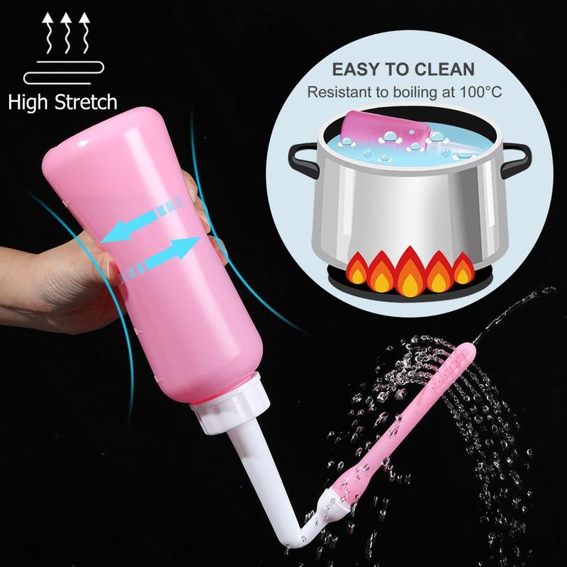 Shower Cleaning Tool, 1 Count Portable Feminine Cleansing Tools with Long & Short Nozzle Shower Head, Body Care Accessories for Women, Bathroom Bidet Water Tool, Feminine Products 3