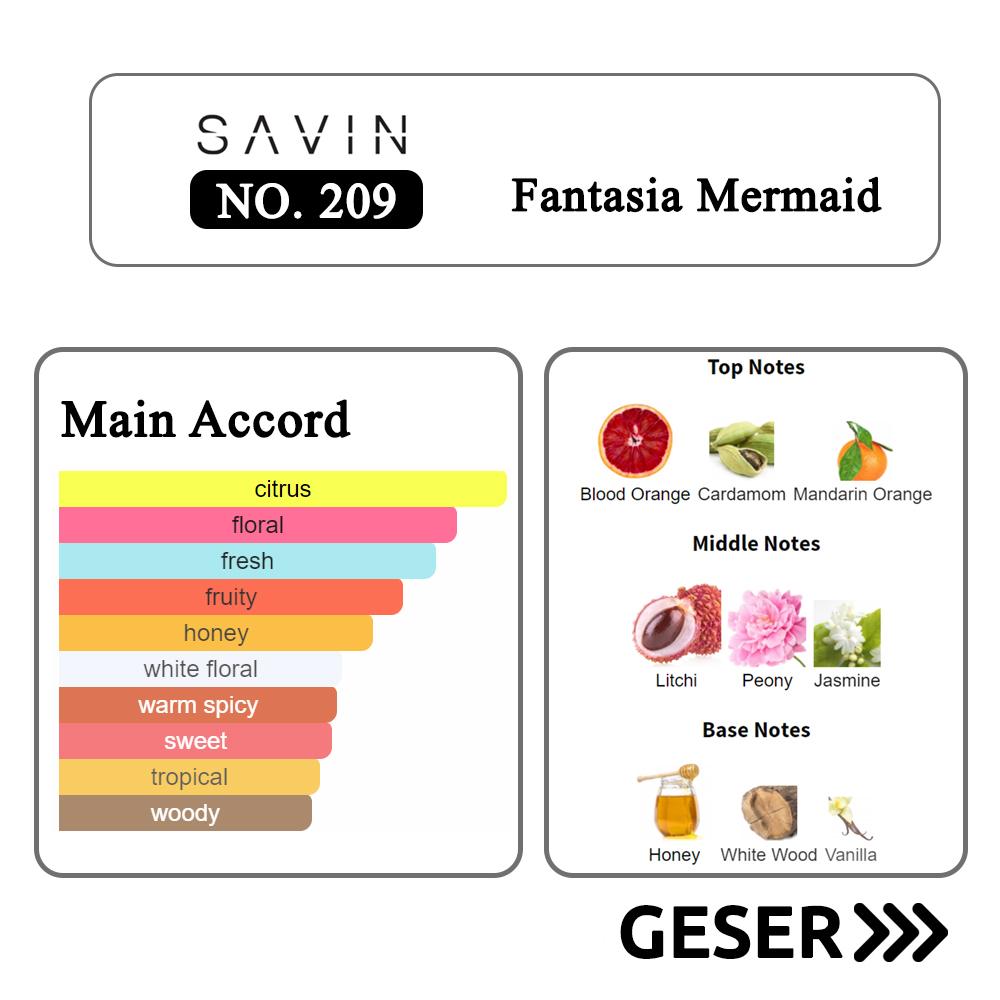 SAVIN PARFUM No. 209 Fantasia Mermaid