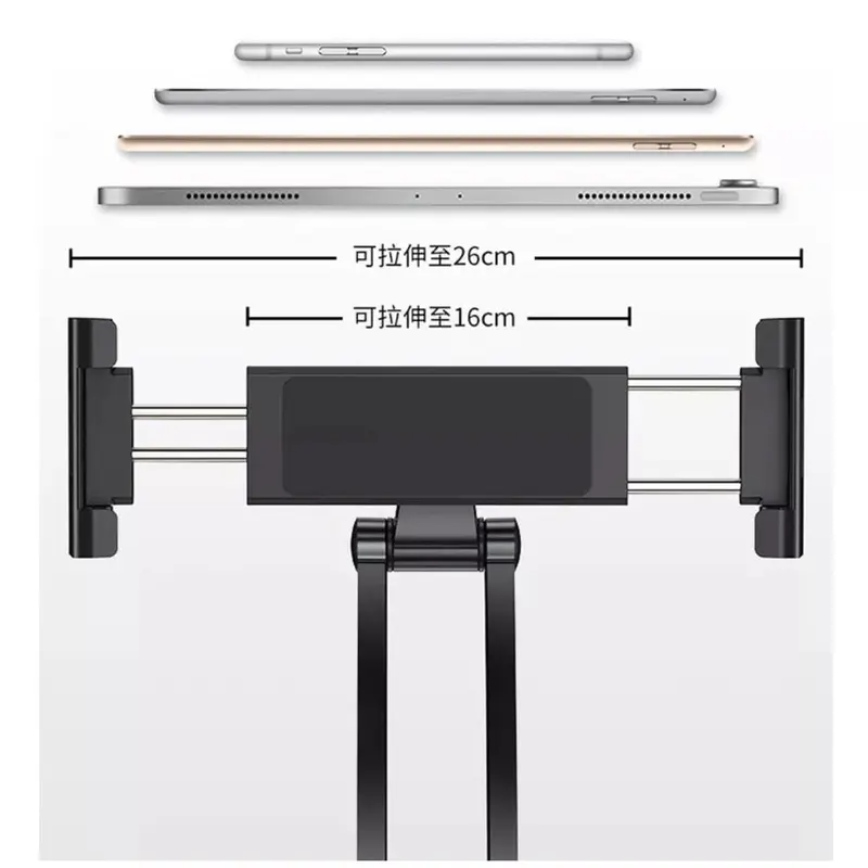 2 IN 1 Kitchen Desktop Tablet Stand Wall Mount Ipad Holder 2