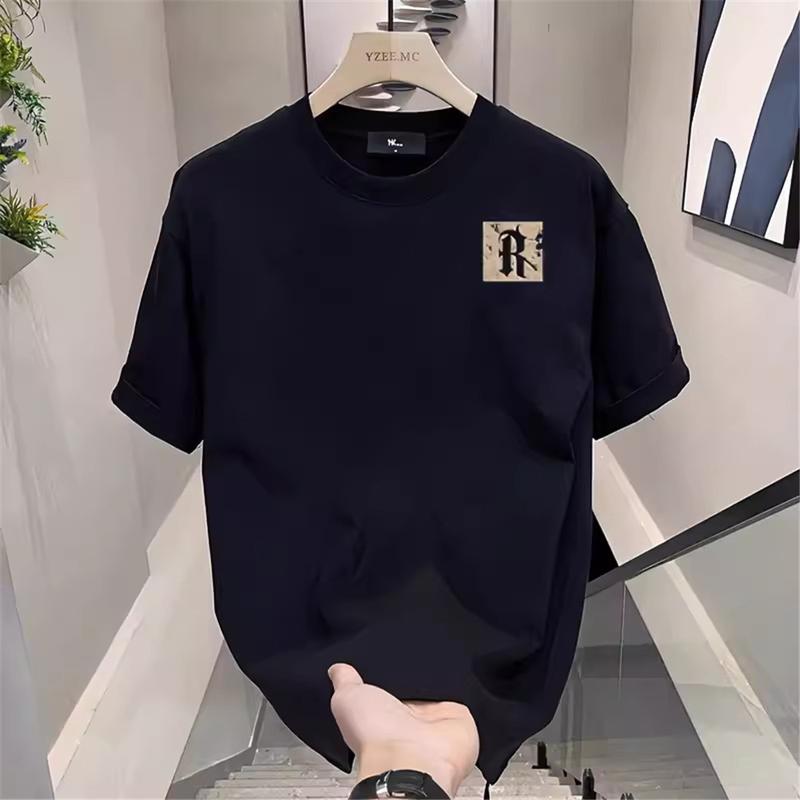 Áo Thun, Ngoại Cỡ 5XL, Dành Cho Nam Giới, Mặc Mùa Hè, Dáng Rộng Vừa Vặn, ngắn Tay Áo, Thời Trang, Phong Cách Thường Ngày In Hình, Tay Lửng Áo, Mềm Mại Và Thoải Mái, Áo Nam Áo Thun 7