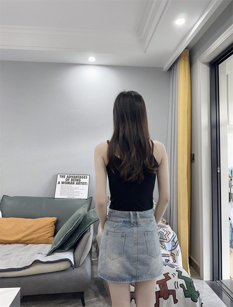 Product Introduction of Áo Vest Bên Trong Cổ Điển Màu Vàng, Cô Gái Nóng Bỏng Gallus, Áo Ngực Nữ Có Đệm Ngực, Áo Ống Nữ, Dễ Thương Và Gợi Cảm, Áo Độc Đáo Ngắn, Thích Hợp Mặc Ngoài Trời 19