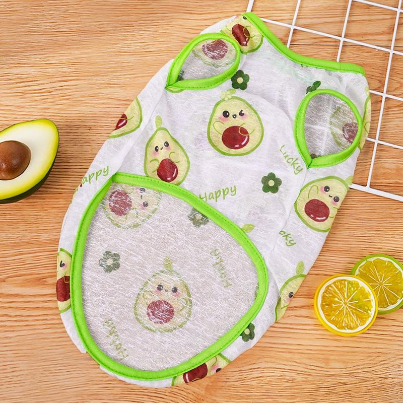 Product Introduction of Quần áo chống bụi cho thú cưng, áo vest mùa xuân và mùa hè cho chó lớn, thiết kế trái cây hoạt hình, thích hợp cho mèo và chó, cung cấp cho Teddy, Corgi, Golden Retriever và các giống chó khác real  dog  shoes 12