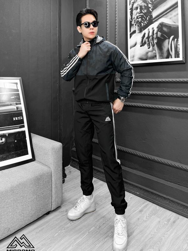 Bộ Quần Áo Gió Nam Migdomo Lót Lông Dày Dặn Cản Gió Và Đi Được Mưa Nhỏ - Menswear
