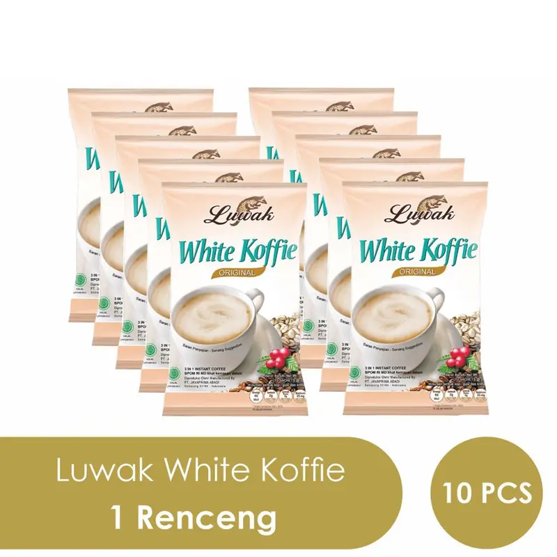 KOPI LUWAK WHITE COFFE 1 RENCENG / 1 RENCENG 20 GR 1