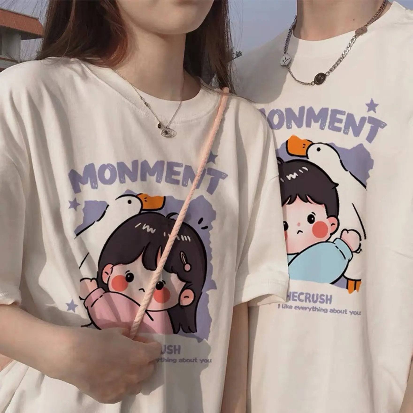 Áo Thun Nam Nữ Form Rộng Tay Lỡ Unisex Áo Phông Couple Cổ Tròn Basic Tee Overisze Cặp Đôi CD2 mới trend hè 2023