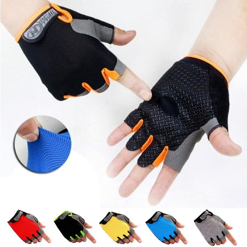 Găng tay đạp xe tập gym phủ hạt nhựa chống trơn trượt dành cho cả nam và nữ