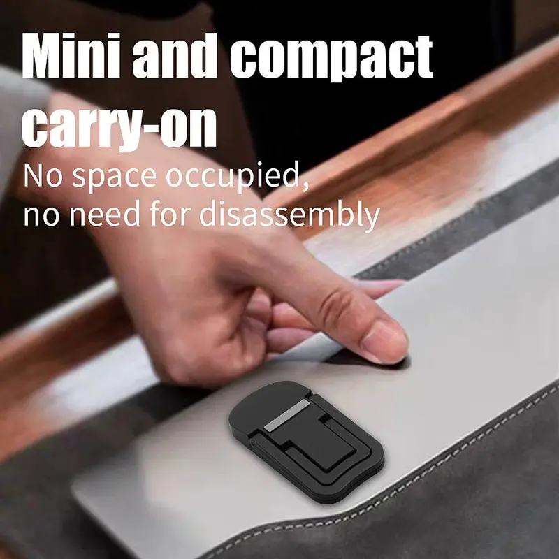 Ergonomic Space-Saving Mini Laptop Stand, Adjustable Laptop Stand, Foldable Mini Laptop Stand, Durable ABS Compact Design Laptop Stand for Desk, Table 5