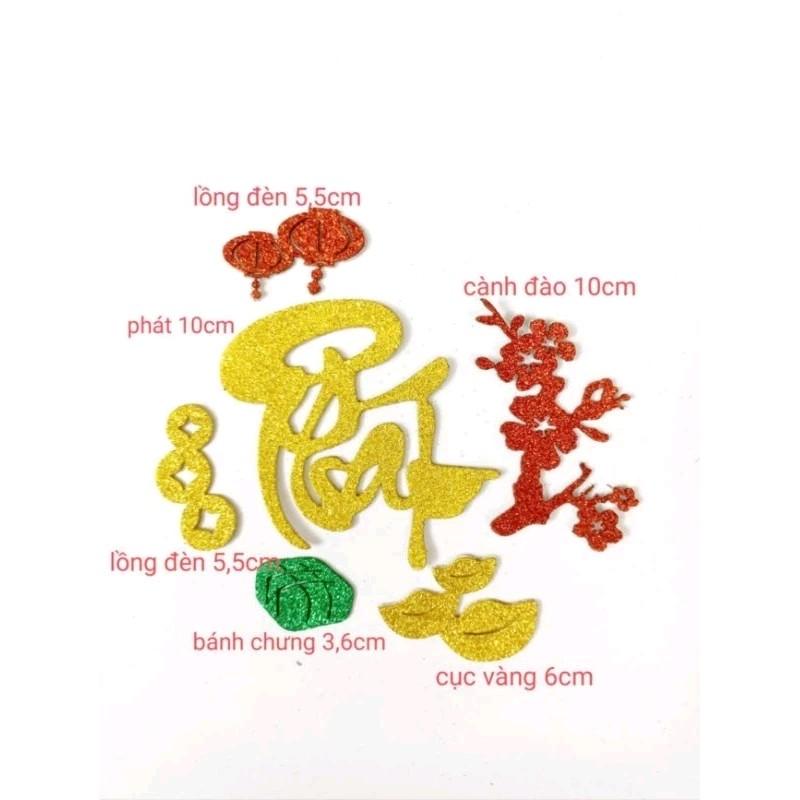 Combo Phuc Loc Tho Phat Tai Xuan Tet và phụ kiện dán trang trí Tết 8