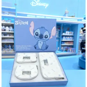 Disney Set Dompet 3in1 Stitch Bag Tas Wanita Import Perempuan Cewek 25188 Dompet Selempang Nyaman dan Stylish