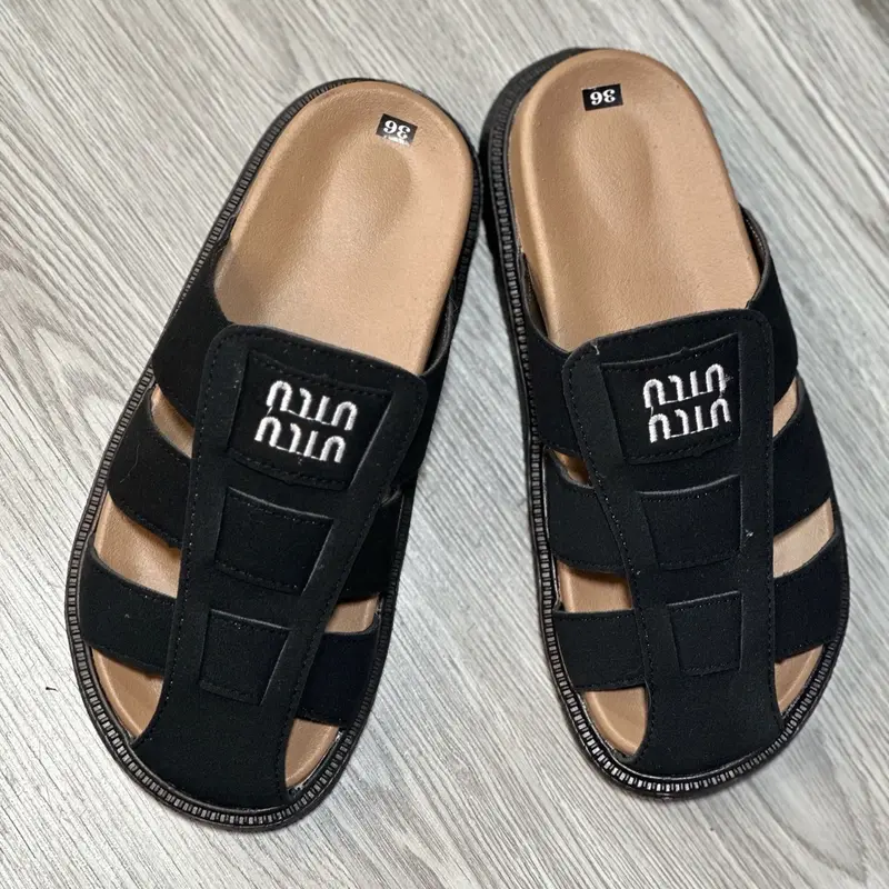 Dép sục nữ Minmin đế cao 3,5cm da lộn gồm 4 màu, chất da đẹp kiểu dáng thời trang mới 3