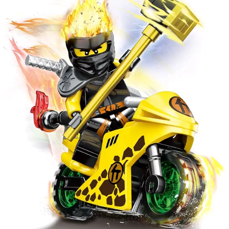 Mainan ninjago motor rambut api 61082 6