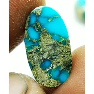 Batu Akik Pirus Persia Antik Dimensi 12x10x5mm Top Quality