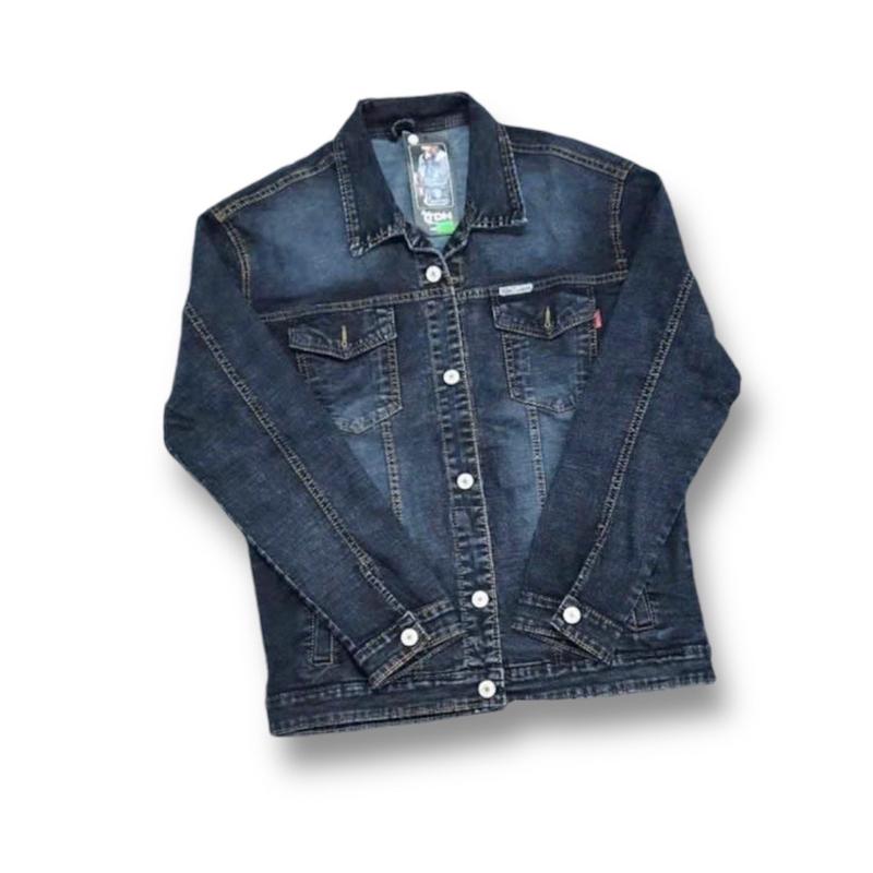 ÁO KHOÁC JEANS NAM Form TO Hàng VNXK CAO CẤP CO GIÃN 4 CHIỀU 75KG - 130KG 2