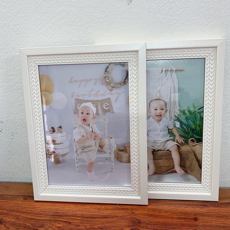 Khung ảnh để bàn và treo tường MẶT MiCa KÍNH MẪU MỚI ĐẸP 10×15 13×18 15×21 21×30 - Hỗ trợ in ảnh [ Tặng đinh treo và chân ] Decor Decor Phòng Khung Tranh Trang Trí Nhà