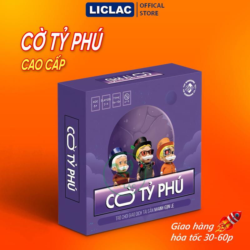 [ CAO CẤP ] Cờ tỷ phú Tập Kinh Doanh phiên bản Địa Danh Việt Nam, Boardgame Monopoly có hướng dẫn Tiếng Việt