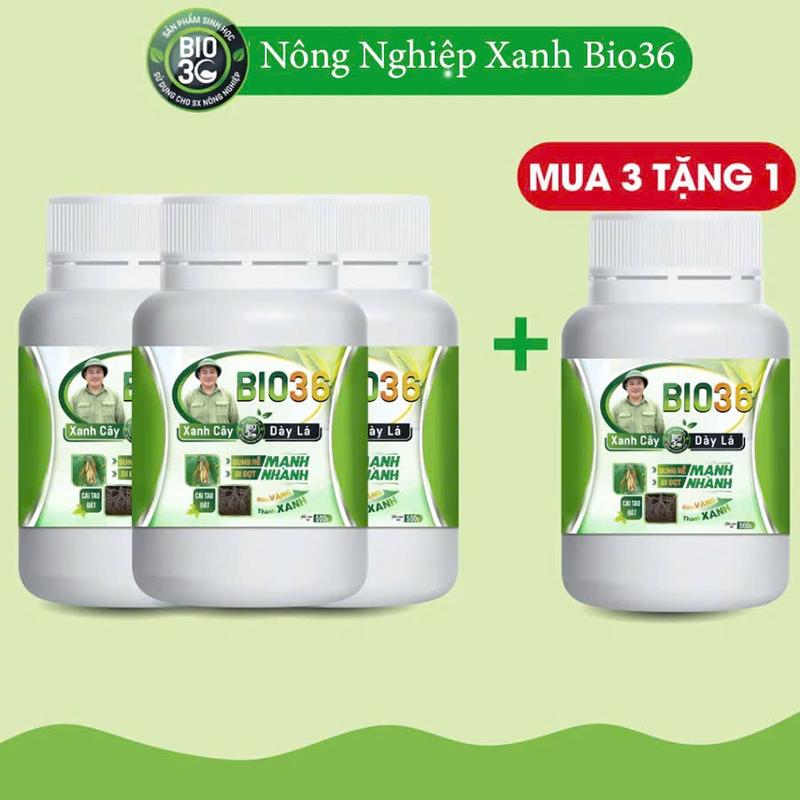   Combo mua 3 tặng 1  Phân bón siêu kích rễ kích đọt bio 36 