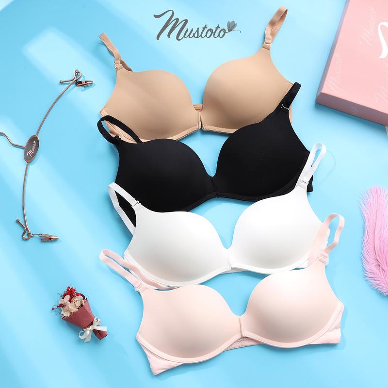 Áo Lót Nữ Mustoto Bra Mút Vừa 2.5cm Không Gọng Nâng Ngực Bra Super ButterCup (MA09) 7