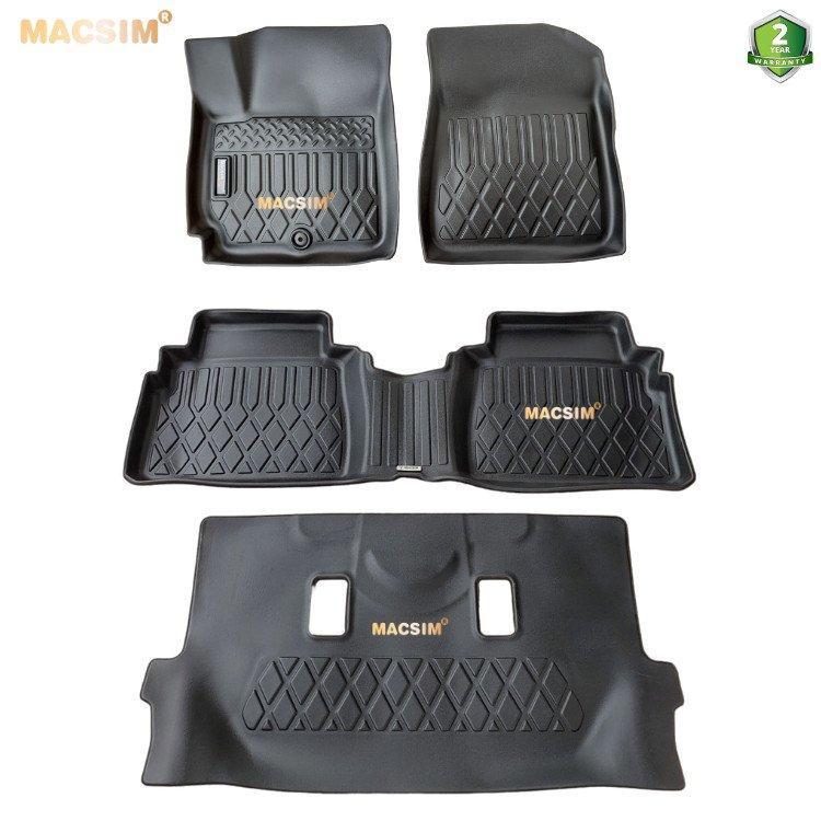 Thảm lót sàn xe ô tô Hyundai Stargazer 2023+(sd) Nhãn hiệu Macsim chất liệu nhựa TPE cao cấp màu đen