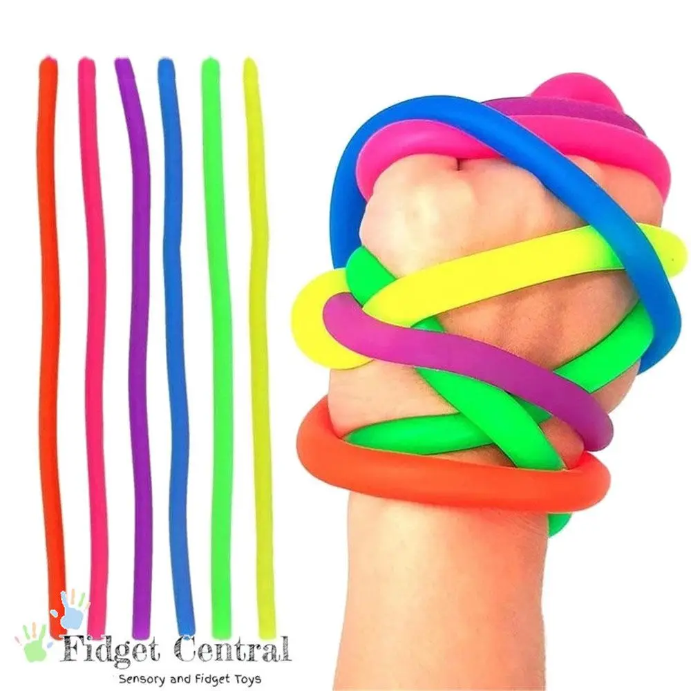 Hobbies Kids Sensory Stress Relief Toy Fidget Monkey Noodle Stretchy String Stretchy Noodle