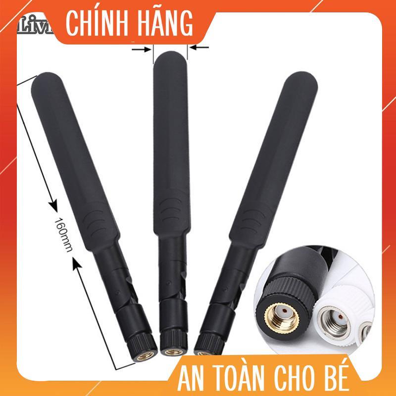 LivingLuxe Ăng ten Bộ định tuyến wifi không dây băng tần kép 8dBi 2.4GHz 5GHz 5.8GHz giắc cắm RP-SMA cho nam 0