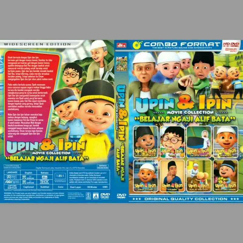 Kaset DVD Film Anak Anak Upin & Ipin