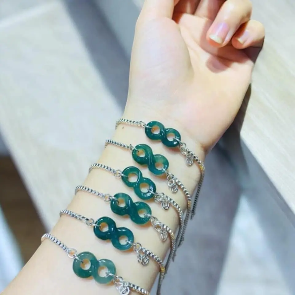 Lắc tay như ý nguyện mix đá lam ngọc cho cả nam và nữ