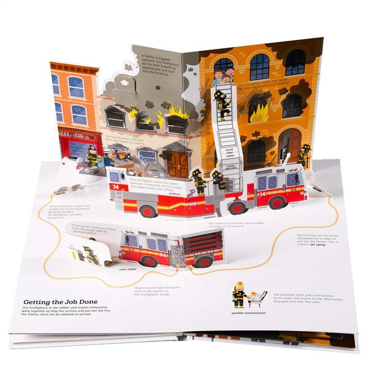 Product Introduction of Casual The Ultimate Book Of Animals/Earth/Space/Firefighter,Ultimate Spotlight 5-8y STEM Interactive Picture 3D Book 21